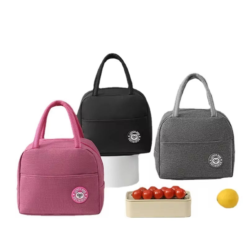 Eco-friendly insulated cooler bag, large capacity Oxford cloth material, can keep warm for 4 hours